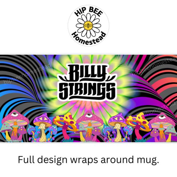 Billy Strings Mushroom Mug - Image 2
